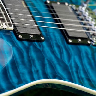 ESP Horizon FR-II BKAQ Standard 2005 Black Aqua image 3