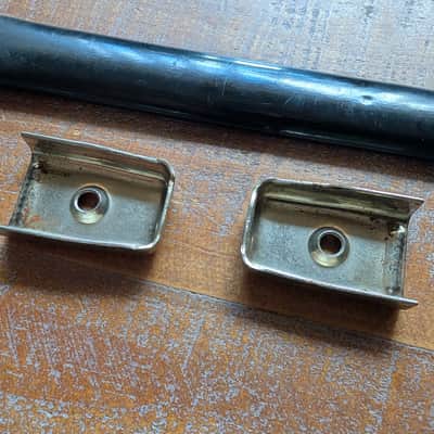 Fender Vintage Deluxe Reverb Amplifier Handle Blackface 1960s NICE Patina! image 8