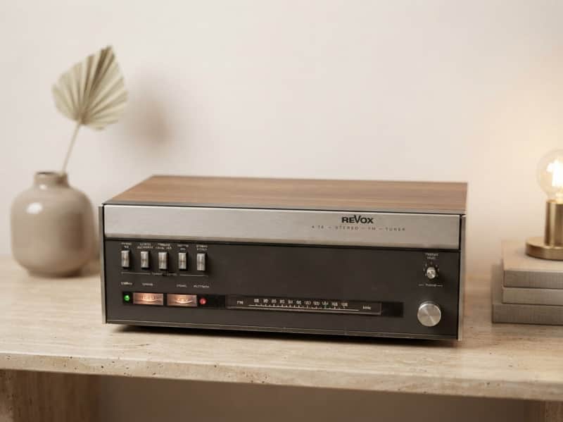 Immagine Revox A-76 Rare Vintage Stereo Tuner Tested Working analog FM Hi-Fi Warranty - 1
