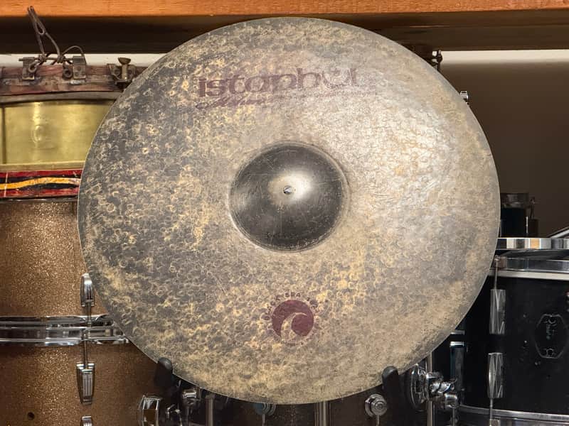 Istanbul Mehmet 22" Black Sea 1623 Ride Cymbal 2388g image 1