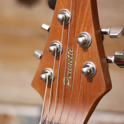 Perinetti Lancia Semi-Hollow - Pink Gold Sparkle image 12
