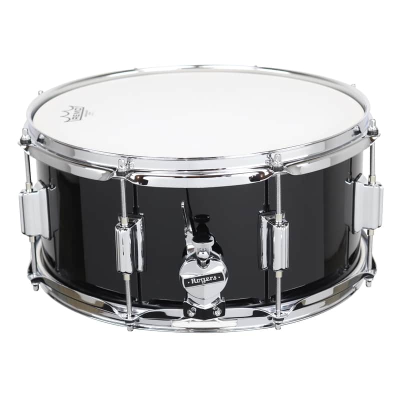 Rogers 6.5x14" Powertone Snare Drum (Piano Black) 26PB image 1