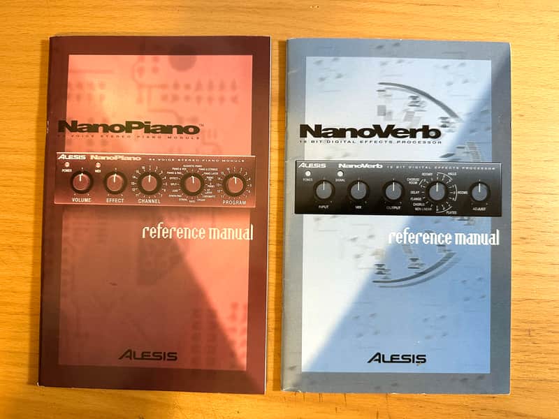 Alesis Nano Verb and Nano Piano Manuals image 1
