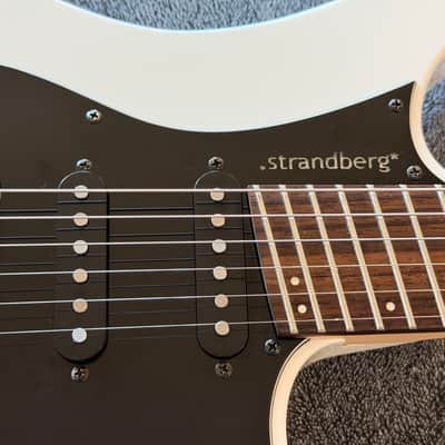 strandberg Boden Classic 6 Multiscale Fanned Fret Electric Guitar White 2017 HSS .strandberg* image 8