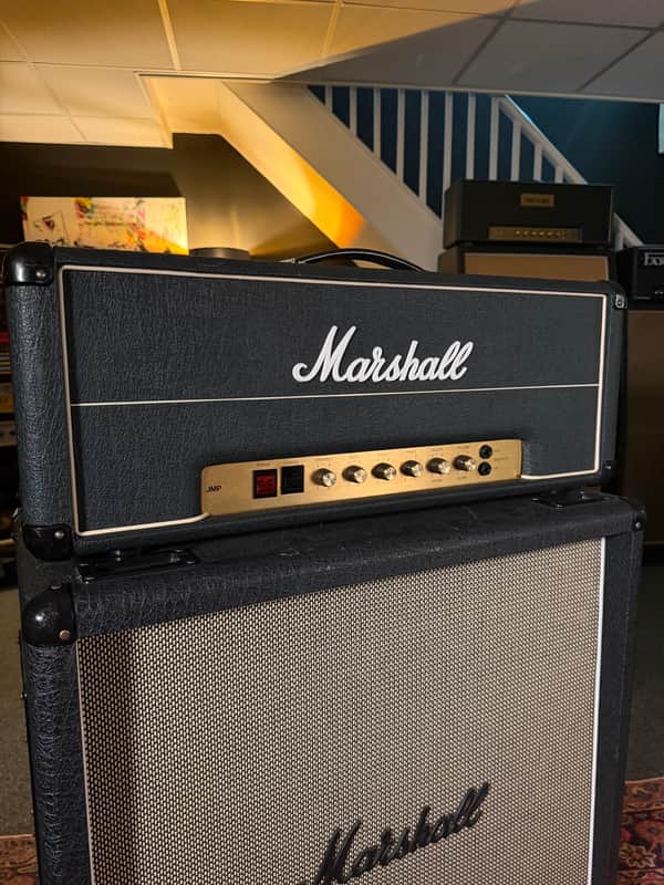 Marshall JMP 2203 Mk2 Master Model Lead 100-Watt Head 1978 - Black image 1