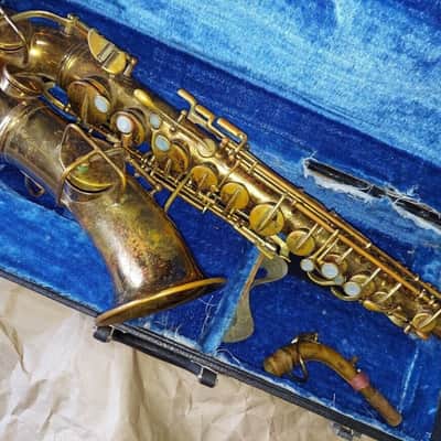 Vintage Antique York Alto Saxophone, USA 1930, Good Condition image 4
