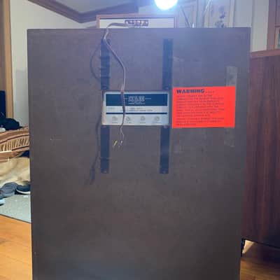Vintage KLH M-12 Speakers w/ External Crossover Contour Controls 1966-1972 - Walnut image 9