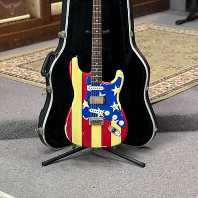 Fender Wayne Kramer Signature Stratocaster Red, White, and Blue