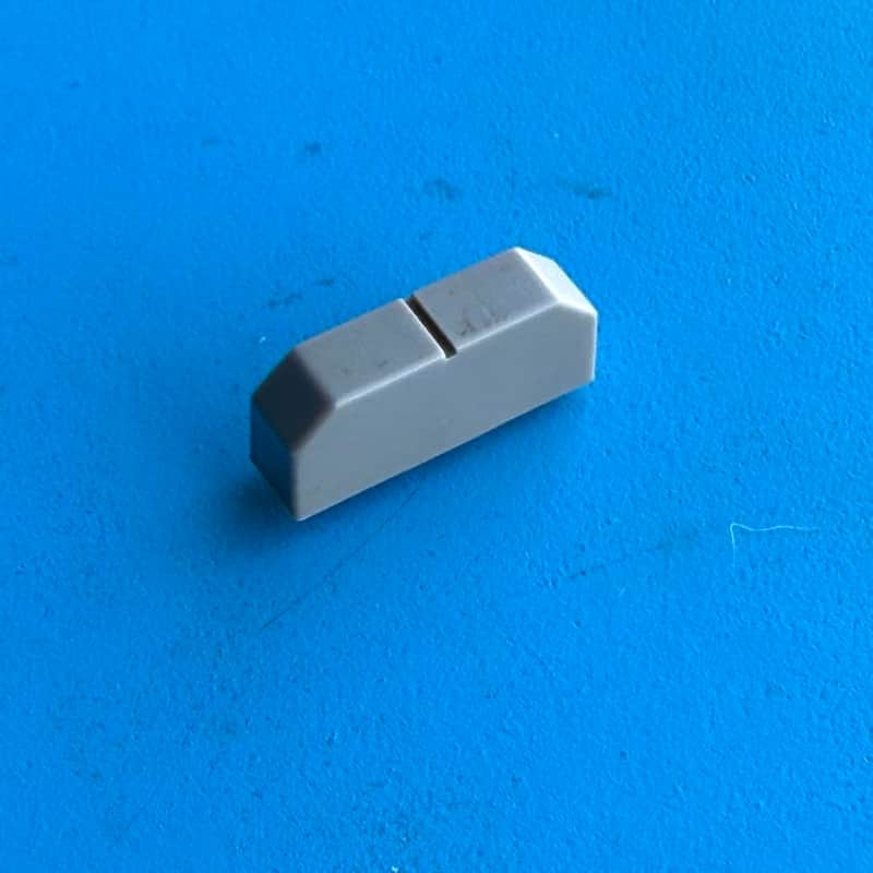 CASIO MT-100 Vintage Keyboard Replacement Part: Gray Chord Slider Cover Cap image 1