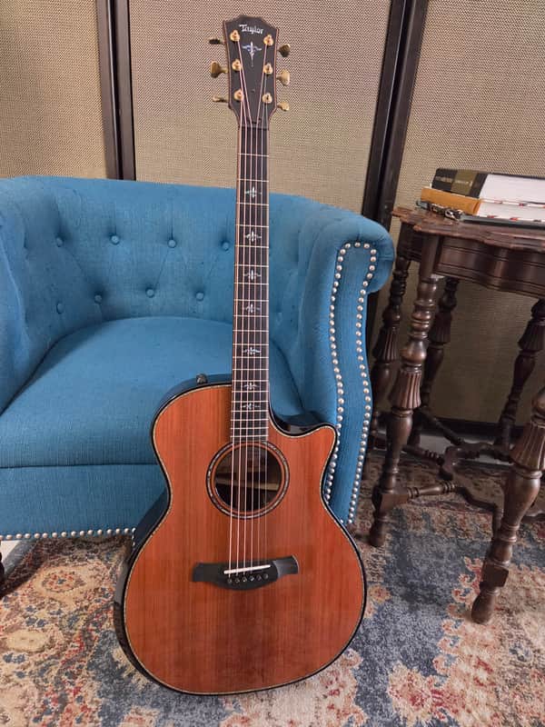 Used Taylor 914ce Builder Edition Sinker Redwood w/case image 1