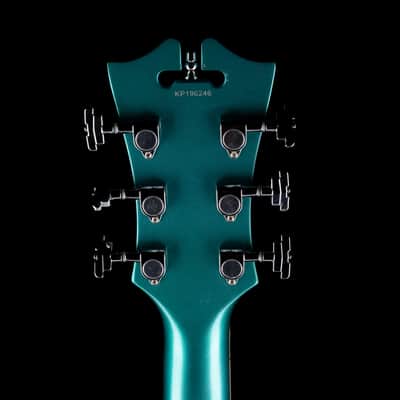 Used D’Angelico Premier DC Semi Hollowbody Turquoise With Gig Bag image 15