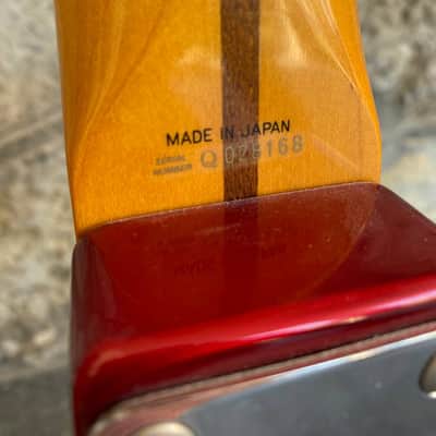 Fender Japan '57 Reissue Stratocaster ST57-70 Candy Apple Red – Maple Neck (Q-Serial, Upgraded Van Zandt Bridge Pickup) image 13