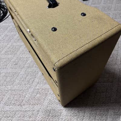 BadCat Blackcat R30 2000-2001 (Sampson Era) - Tweed with Gold Faceplate and Gold Grill Cloth image 3