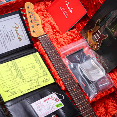 FENDER USA Custom Shop Ltd '61 Reissue Telecaster Relic "Champagne Sparkle + Rosewood" (2022) image 3