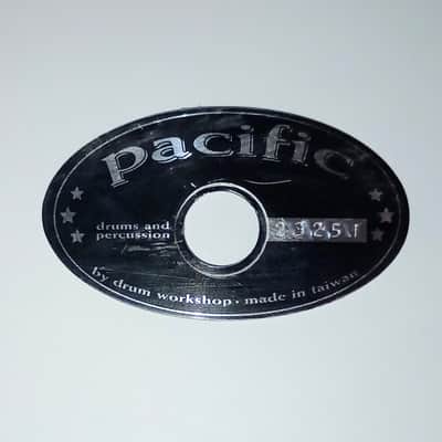 PACIFIC DRUM BADGE -NO VENT GROMMET - FREE SHIP TO C-USA! image 1