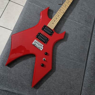 B.C. Rich Warlock Standard Red Reverse Headstock 1985 - 1995 Ultra Rare image 1
