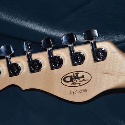 G&L Custom Shop Bluesboy 2023 - Cherryburst Metallic image 9