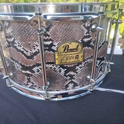 Pearl VP1480 14x8" Vinnie Paul Signature Maple Snare Drum 2010s - Snakeskin Graphic image 3