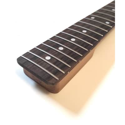 LEFT HANDED Tele style 22 frets Unfinished Roasted Mapple Neck, rosewood image 6
