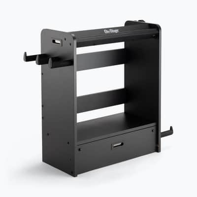 On-Stage GWS5000B Guitar Workstation – Black | GWS5000B Guitar Stand & Workstation image 15