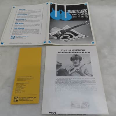 AMPEG 1969 FULL LINE COLOR CATALOGUE BROCHURE SVT BABY BASS SCROLL DAN ARMSTRONG EMMONS GRAMMER COMPLETE AMPEG COLLECTOR RARE CATALOG SALE!!$ image 17