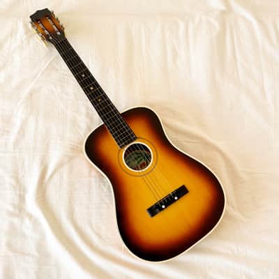 🎸 Vintage 1950s/60s Lark Toy Guitar – Shanghai, China – 19,5" Scale – Sunburst Finish image 9