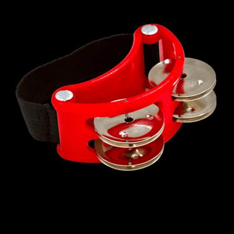 Photos - Percussion Latin Percussion LP Foot Tambourine Red 2018
