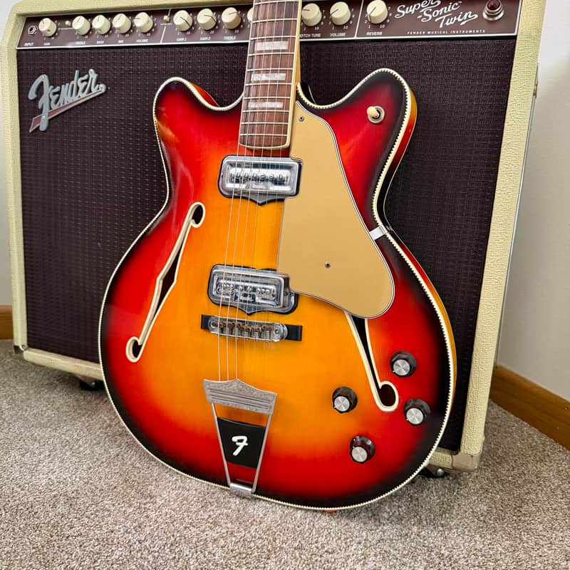 Fender Coronado II with Rosewood Fretboard 1967 - Sunburst image 1