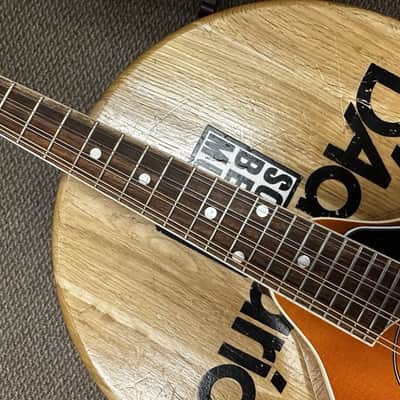 Kentucky KM-272 Deluxe Oval Hole A-Style Mandolin Transparent Amber w/ Case image 12