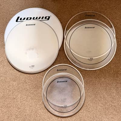 ✨ As-New Ludwig Breakbeats by Questlove 10/13/16/5x14" 4pc Drum Kit (Plus Remo Drum Heads) - Black Sparkle image 5