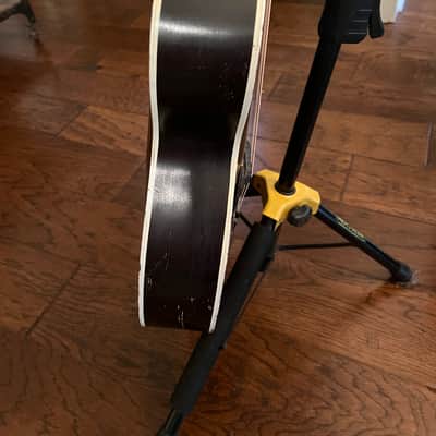Lyra Acoustic Archtop 1930s Kay Harmony Oscar Schmidt May Bell - Sunburst Faux Flame Stencil image 15