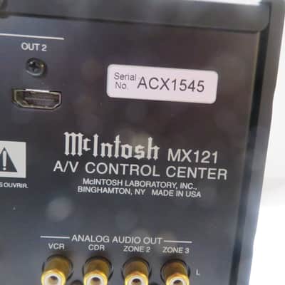 McIntosh MX121 A/V Control Center/processer/preamp mid 2010's - standard image 8