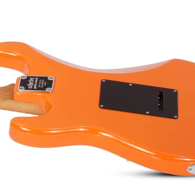 Schecter Nick Johnston Traditional H/S/S Atomic Orange Electric Guitar + Hard Case image 10