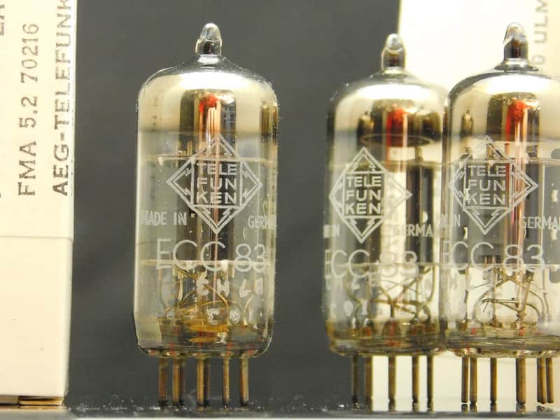 Mullard Telefunken NOS ECC83 12AX7 New In Box 1967 Vintage Glass image 1