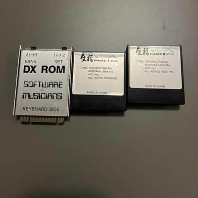 DX7 Voice ROM Cartridges — Shofuku Parts 1 & 2, and Software for Musicians
