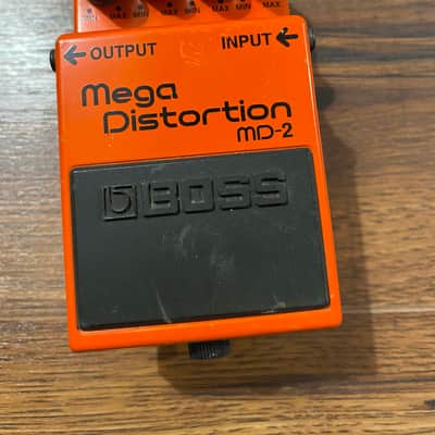 Boss MD-2 Mega Distortion (Silver Label) 2001 - Present - Red image 1