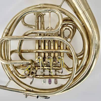 Conn 8D - F/Bb Double French Horn (Elkhart Era Circa 1966) - Nickel Silver - Fixed Bell - Unlacquered Finish - Serial #: H78969 (Pre-Owned) image 3