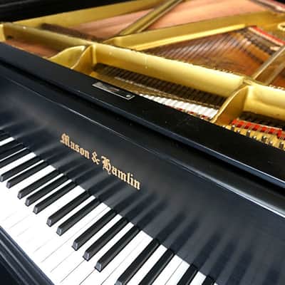 Mason Hamlin Model A Grand Piano Ebony Satin image 4