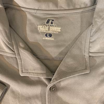 Rare Russell Team Issue “Chicago” Band Logo Promotional Golf Outing Shirt - LG image 3