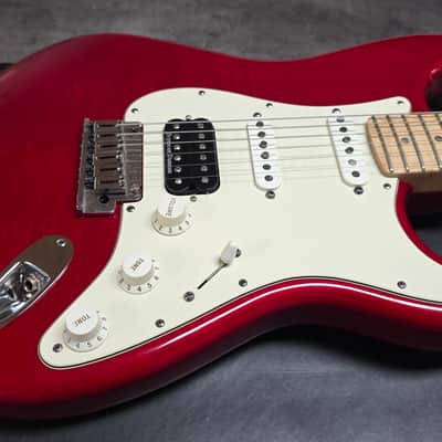 Fender Custom Shop Deluxe Stratocaster Candy Apple Red HSS AAA Flame USA image 6