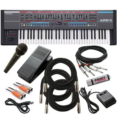 Roland Juno-X 61-Key Programmable Polyphonic Synthesizer - Cable Kit