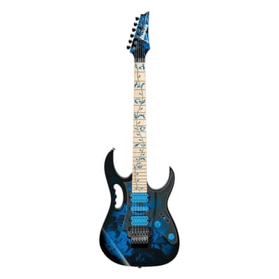 Ibanez JEM77PBFP Steve Vai Signature Jem w/Bag - Blue Floral Pattern image 2