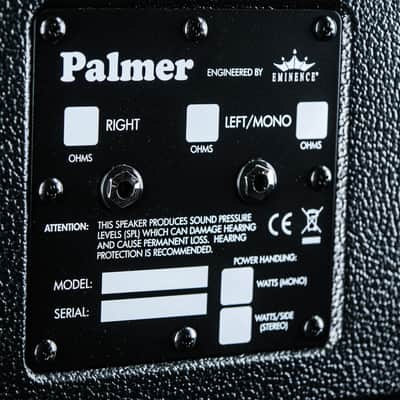 2020 Palmer PCAB212B CAB 212 B empty guitar cabinet black image 5