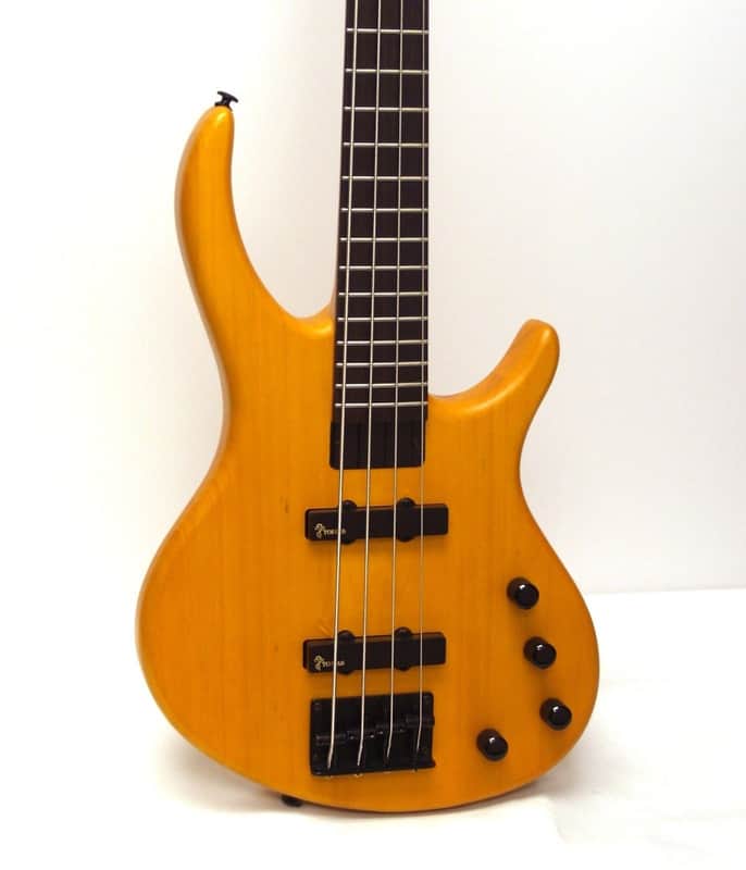 Tobias Toby Deluxe IV 4-String Electric Bass Guitar - Trans Amber image 1