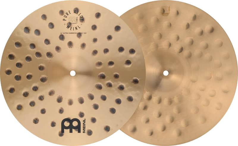 Meinl Cymbals Pure Alloy Hi-hats - 14 inches  Extra Hammered image 1
