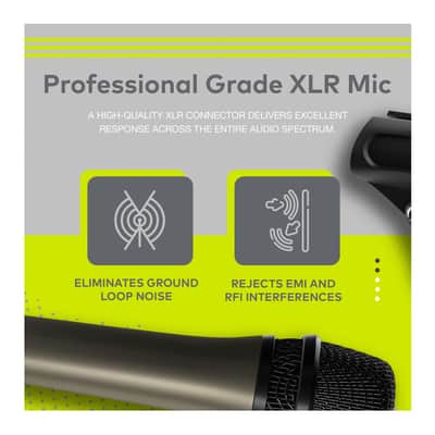 Knox Gear HDM-100 Uni-Directional Dynamic Cardioid Microphone (Clip Included) image 10