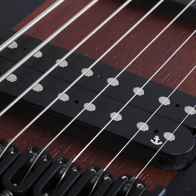Schecter C-8 Multiscale Rob Scallon Satin Dark Roast image 10
