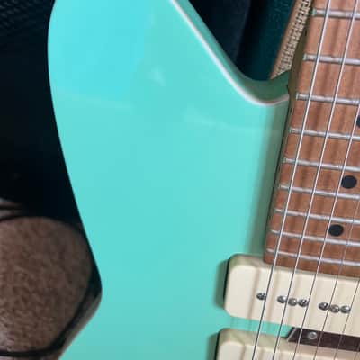 Reverend Jetstream 390 with Roasted Maple Neck 2010s - Oceanside Green image 20