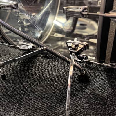 1976 Ludwig Clear Vistalite 4-Piece Drum Set – 22/13/16/18 – No Cracks – Very Clean image 5