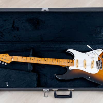 1987 Fender Stratocaster ‘57 Vintage Reissue ST57-55 Sunburst 100% Original w/ Case, Japan MIJ Fujigen image 23